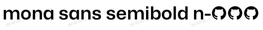 mona sans semibold n字体转换